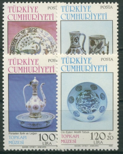 Türkei 1985 Schätze aus dem Topkapi-Museum 2708/11 postfrisch