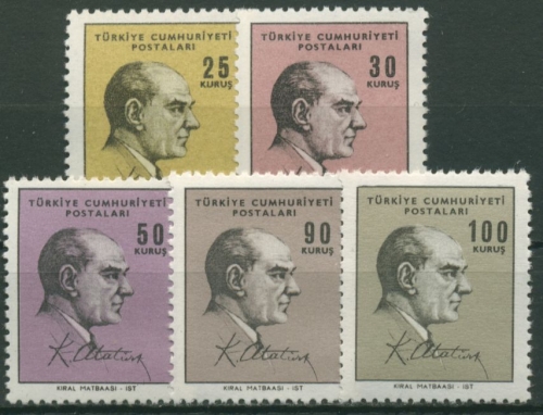 Türkei 1966 Kemal Atatürk 2027/31 postfrisch