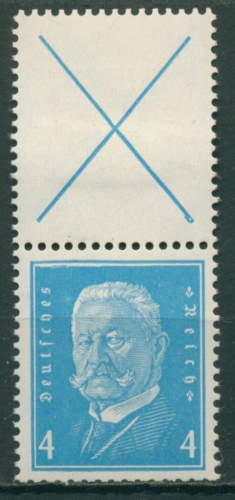 Deutsches Reich Zusammendrucke 1932 Hindenburg S 38 mit Falz