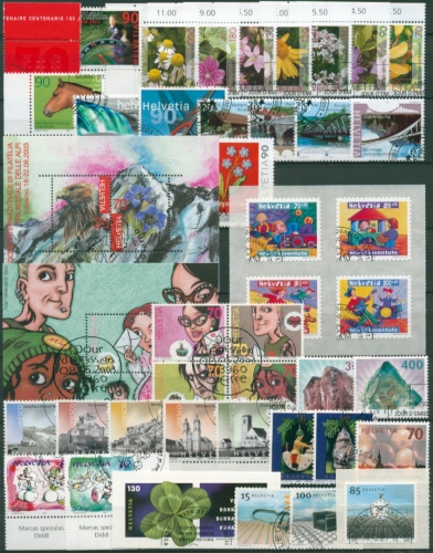 Schweiz Jahrgang 2003 komplett gestempelt (G31031)