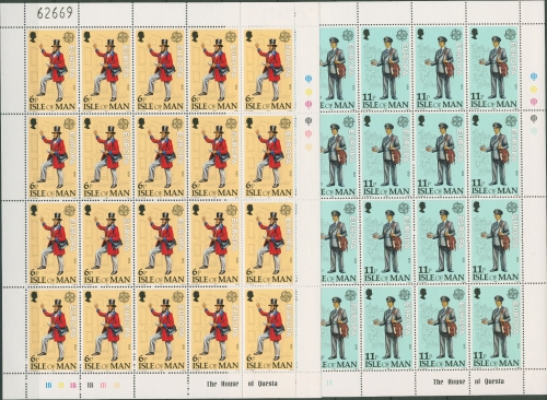 Isle of Man 1979 Europa CEPT Post 142/43 ZD Bogen postfrisch (SG90679)