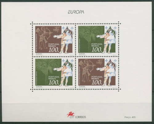 Portugal - Madeira 1994 Europa CEPT Erfindungen Block 14 postfrisch (C90993)