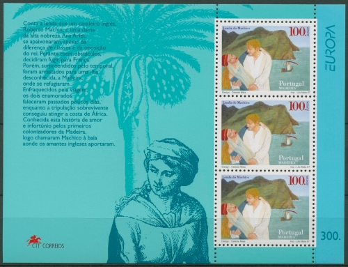 Portugal - Madeira 1997 Europa CEPT Sagen Legenden Block 16 postfrisch (C90996)