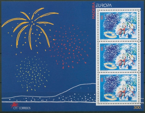 Portugal - Madeira 1998 Europa CEPT Feste Feiertage Block 17 postfrisch (C90997)