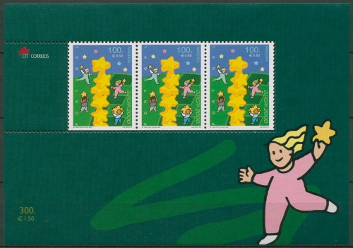 Portugal - Madeira 2000 Europa CEPT Kinder Sterne Block 20 postfrisch (C91001)