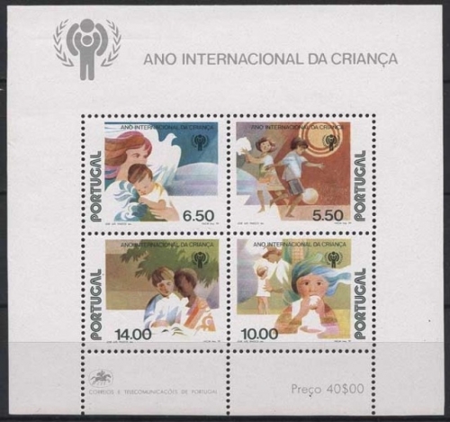Portugal 1979 Internationales Jahr des Kindes Block 28 postfrisch (C91024)
