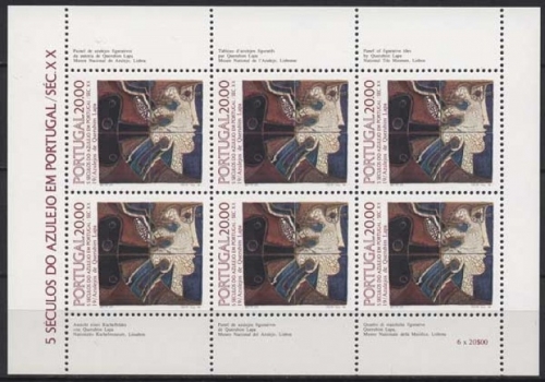 Portugal 1985 500 Jahre Azulejos Kleinbogen 1665 K postfrisch (C91234)