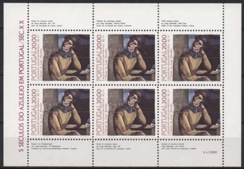 Portugal 1985 500 Jahre Azulejos Kleinbogen 1649 K postfrisch (C91238)