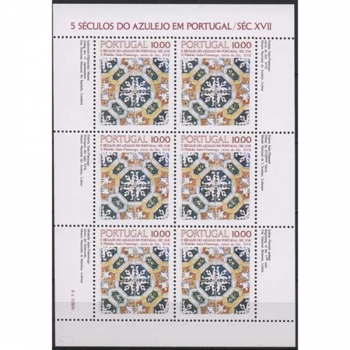 Portugal 1982 500 Jahre Azulejos Kleinbogen 1557 K postfrisch (C91261)