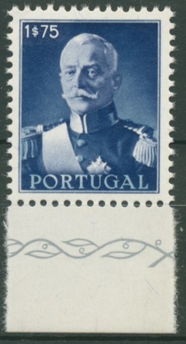 Portugal 1945 Präsident Carmona 686 postfrisch, Einzelmarke aus Block 8
