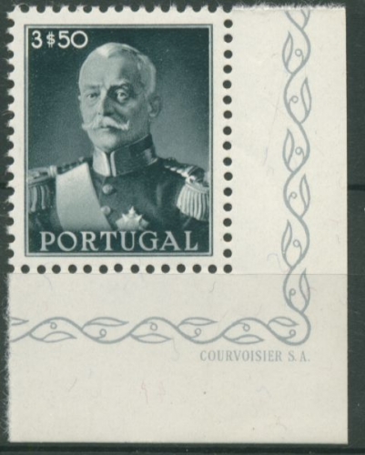 Portugal 1945 Präsident Carmona 688 postfrisch, Einzelmarke aus Block 8