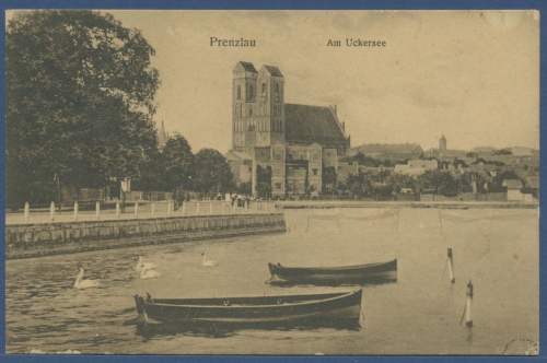 Prenzlau Am Uckersee Marienkirche, ungebraucht (AK2486)