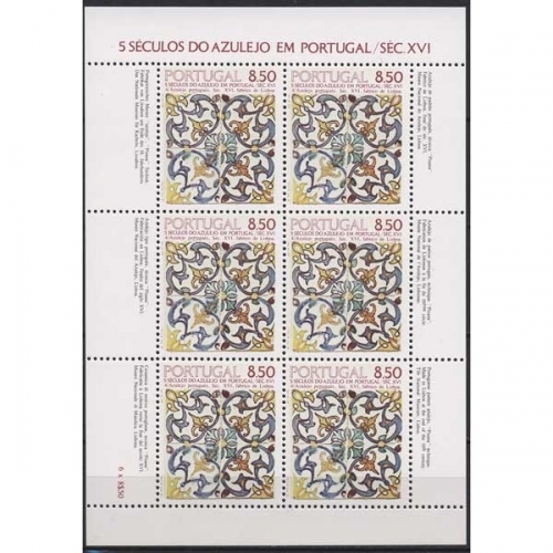 Portugal 1981 500 Jahre Azulejos Kleinbogen 1548 K postfrisch (C91264)