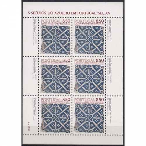 Portugal 1981 500 Jahre Azulejos Kleinbogen 1528 K postfrisch (C91270)