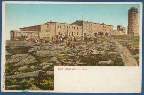 Der Brocken, Hotel, ungebraucht (AK2518)