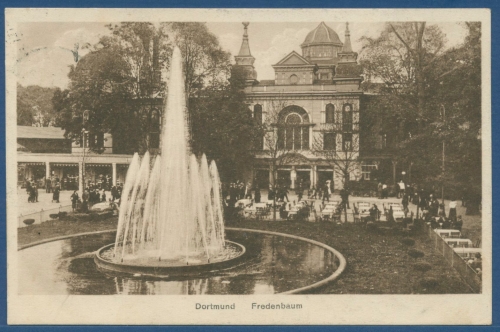 Dortmund Fredenbaum Gastwirtschaft, gelaufen 1929 (AK2546)