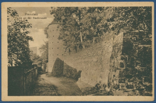 Prenzlau An der Stadtmauer, ungebraucht (AK2576)