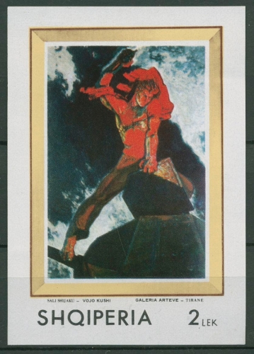 Albanien 1970 Moderne Gemälde Block 39 postfrisch (C91749)