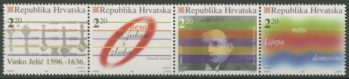 Kroatien 1996 Geschichte d. kroatischen Musik 371/74 ZD postfrisch (C91963)