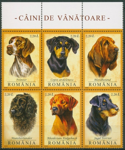 Rumänien 2005 Jagdhunde 5982/87 ZD postfrisch (C92274)