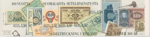Finnland 1985 Banknotendruckerei Markenheftchen MH 15 postfrisch (C92918)
