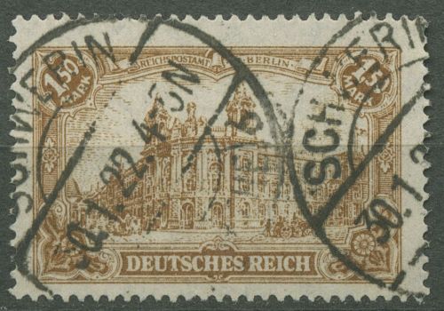 Deutsches Reich 1920 Reichspostamt Berlin 114 a gestempelt geprüft