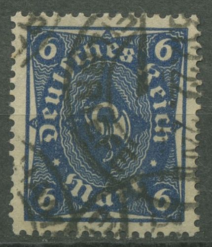 Deutsches Reich 1922/23 Posthorn Walzendruck 228 W gestempelt geprüft