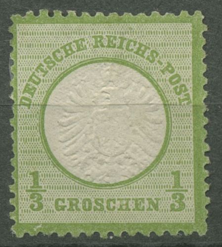 Dt. Reich 1872 Adler mit großem Brustschild 17 a ungebraucht ohne Gummierung