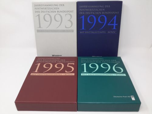 Bund Jahressammlungen 1993/96 komplett Kat.-Wert: 650,00 TOP-ANGEBOT (XL1)