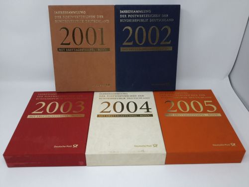 Bund Jahressammlungen 2001/05 komplett Kat.-Wert: 680,00 TOP-ANGEBOT (XL4)