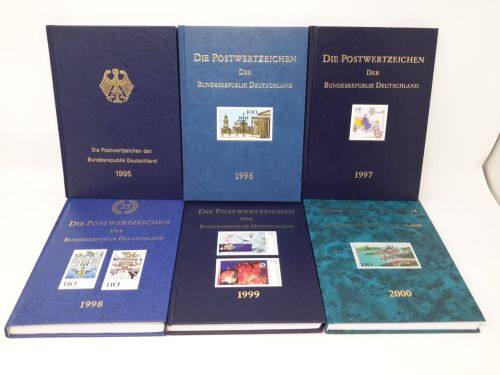 Bund Jahrbücher 1995/2000 komplett Kat.-Wert: 670,00 TOP-ANGEBOT (XL10)