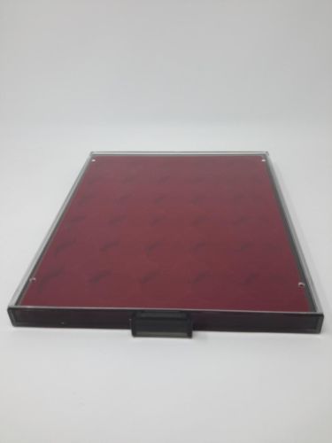 LINDNER Münzbox 2626 Rauchglas für 30 gekapselte Münzen 39 mm, gebraucht (Z805)