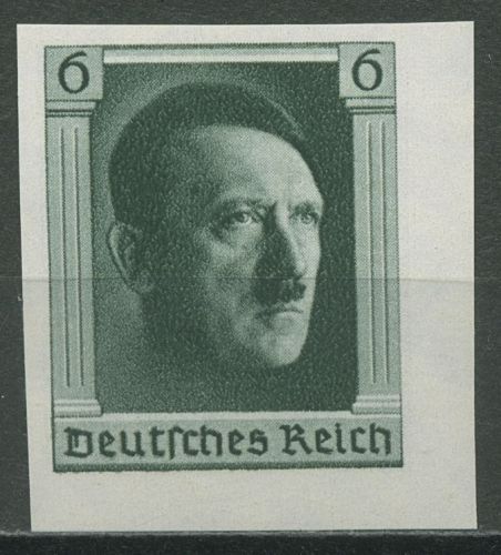 Deutsches Reich 1937 A. Hitler Einzelmarke 647 aus Block 8 mit Falz