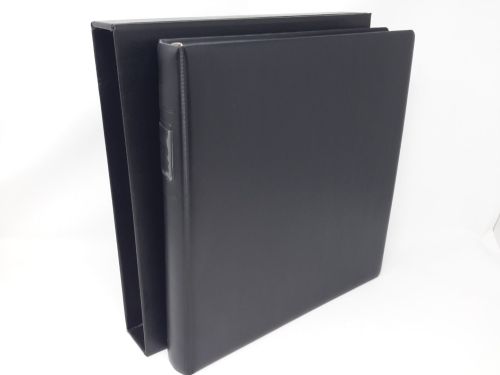 LINDNER Ringbinder 1122 mit Kassette schwarz gebraucht (Z1777)