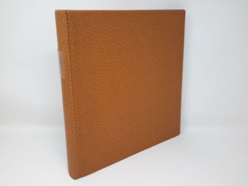 LINDNER Ringbinder (älteres Modell) hellbraun gebraucht (Z297)
