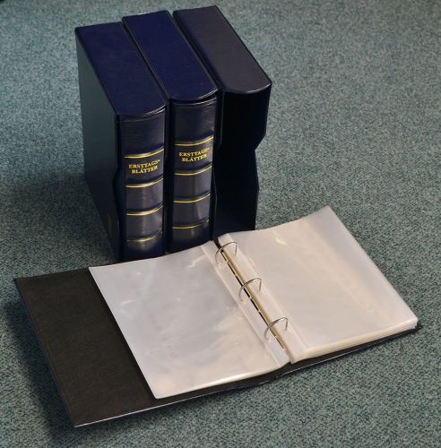 ETB Ersttagsblatt Album/Kassette+50 Hüllen DEUTSCHE POST gebraucht neuw. (Z1045)