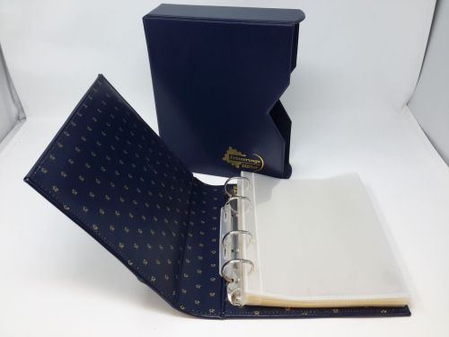 DEUTSCHE POST Erinnerungsblätter Album/KA blau +50 Hüllen gebraucht (Z1069)