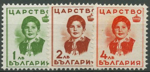 Bulgarien 1937 Prinzessin Marie-Luise 312/14 mit Falz