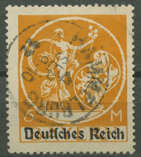 Deutsches Reich 1920 Bayern-Abschied mit Aufdruck 136 I gestempelt