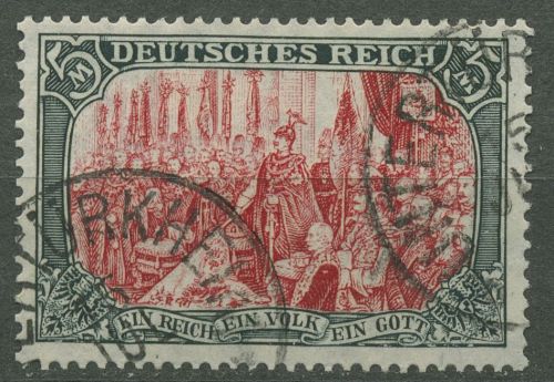 Deutsches Reich 1905/12 Gedenkfeier Friedensdruck 97 A I b gestempelt geprüft