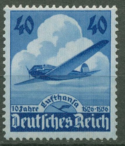 Deutsches Reich 1936 10 Jahre Lufthansa 603 postfrisch
