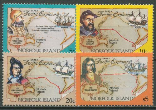 Norfolk-Insel 1994 Forscher und Entdecker Schiffe 561/64 postfrisch