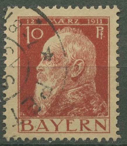 Bayern 1911 Prinzregent Luitpold Type III, 78 III gestempelt