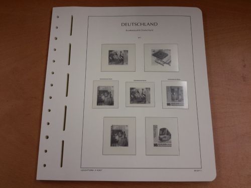 LEUCHTTURM Vordrucke für Ecken Bund 2017/19 SF ER gebraucht, neuwertig (Z3590)