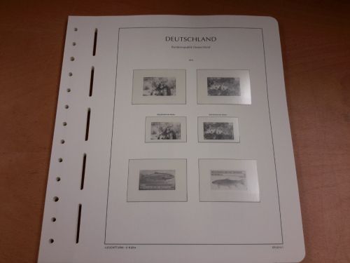 LEUCHTTURM Vordrucke für Ecken Bund 2014/16 SF ER gebraucht, neuwertig (Z3591)