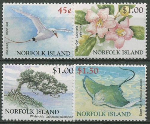 Norfolk-Insel 2002 Fauna und Flora der Klippenregion 776/79 postfrisch