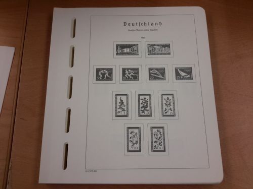 LEUCHTTURM Vordrucke DDR 1960/69 ohne Taschen unbenutzt für Klemmbinder (Z3597)