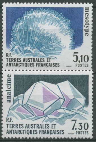 Franz. Antarktis 1989 Mineralien 245/46 postfrisch