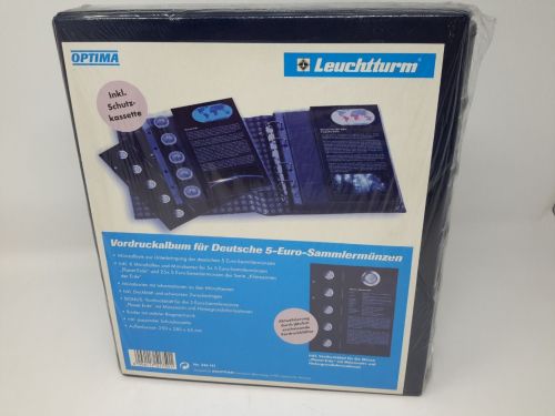 LEUCHTTURM VISTA EURO-Münzalbum für 5 Euro Münzen unbnutzt (Z3555)