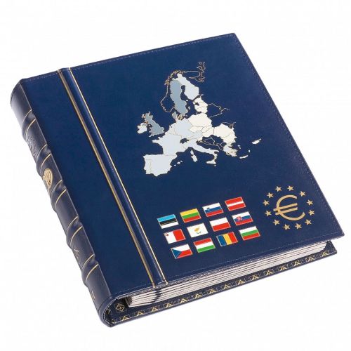LEUCHTTURM EURO-Münzalbum VISTA II gebraucht, neuwertig (Z1054)